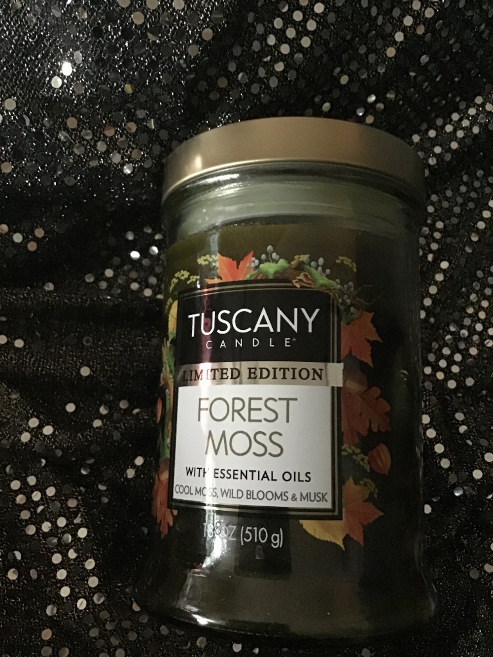 Tuscany candle-Forest Moss 18 oz. Limited edition New! Cool moss,musk, wildbloom